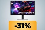 Il monitor Samsung Gaming Odyssey OLED G8 4K da 27 pollici è in offerta su Amazon per il Prime Day - Notizia