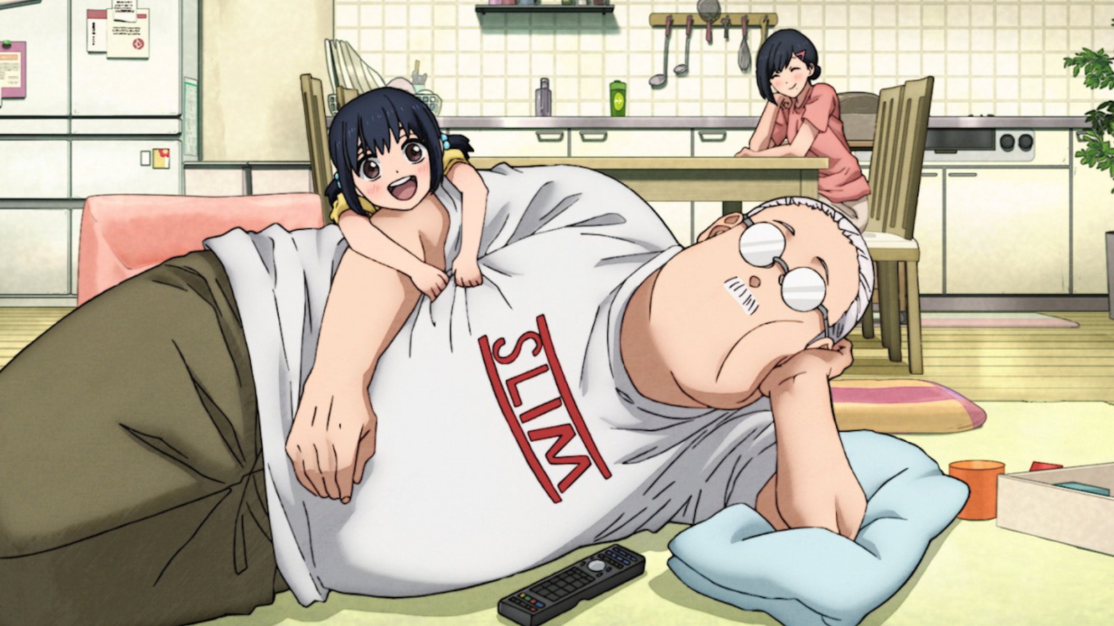 Una scena tratta dall'anime Sakamoto Days