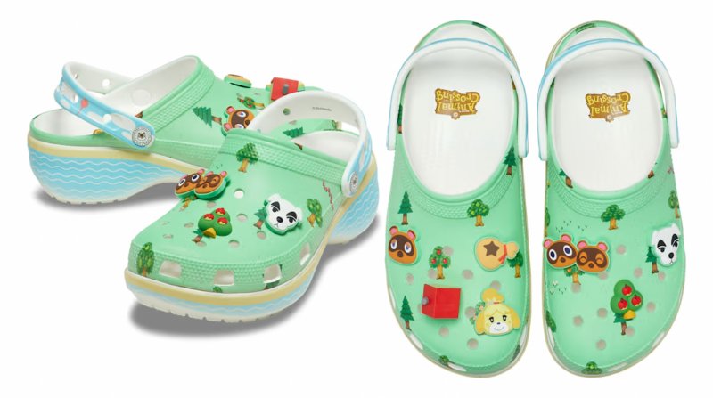 Le Crocs a tema Animal Crossing