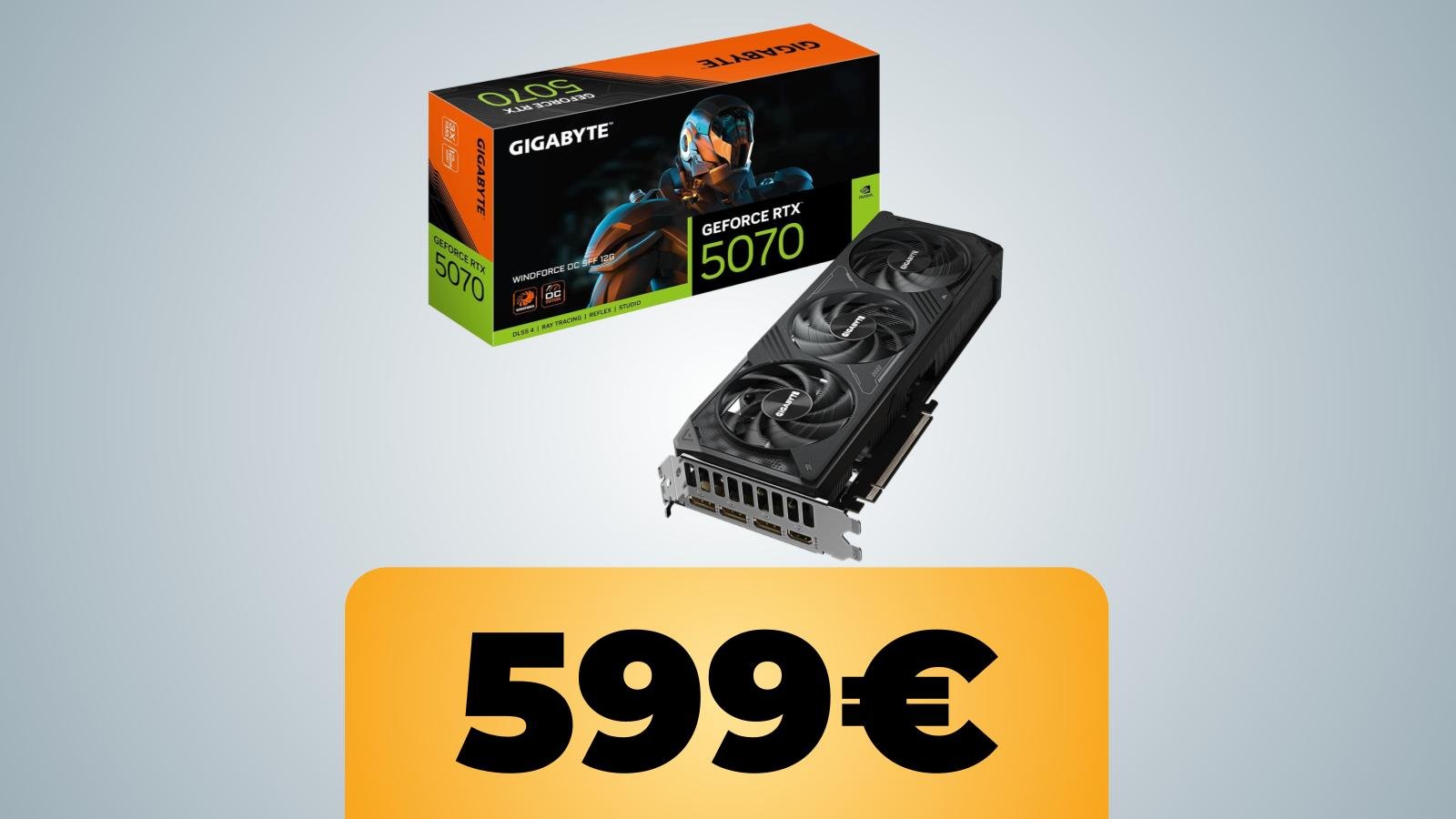 La scheda grafica GeForce RTX 5070 Windfore in offerta