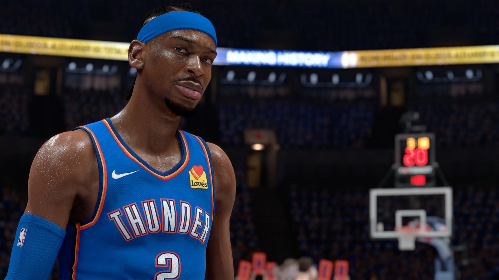 Uno degli atleti di copertina di NBA 2K26