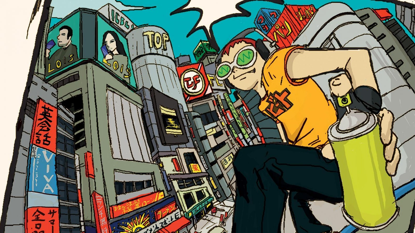 L'inconfondibile stile dei personaggi di Jet Set Radio
