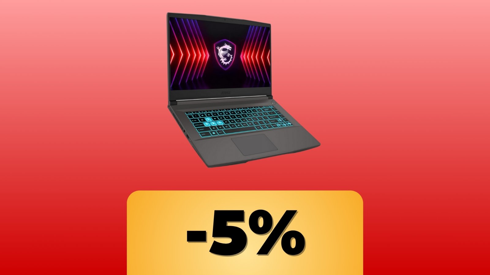 Il notebook MSI e lo sconto Amazon