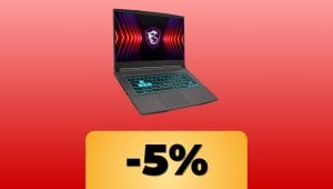 Il notebook gaming MSI Thin 15 con RTX 3050 è in offerta su Amazon per il Prime Day