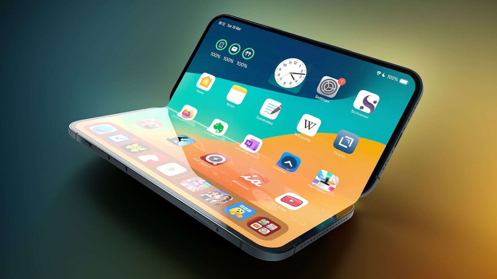 iPhone pieghevole