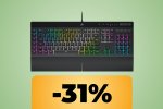 La tastiera Corsair K55 RGB PRO XT è disponibile con uno sconto del 31% per l'Amazon Prime Day - Notizia