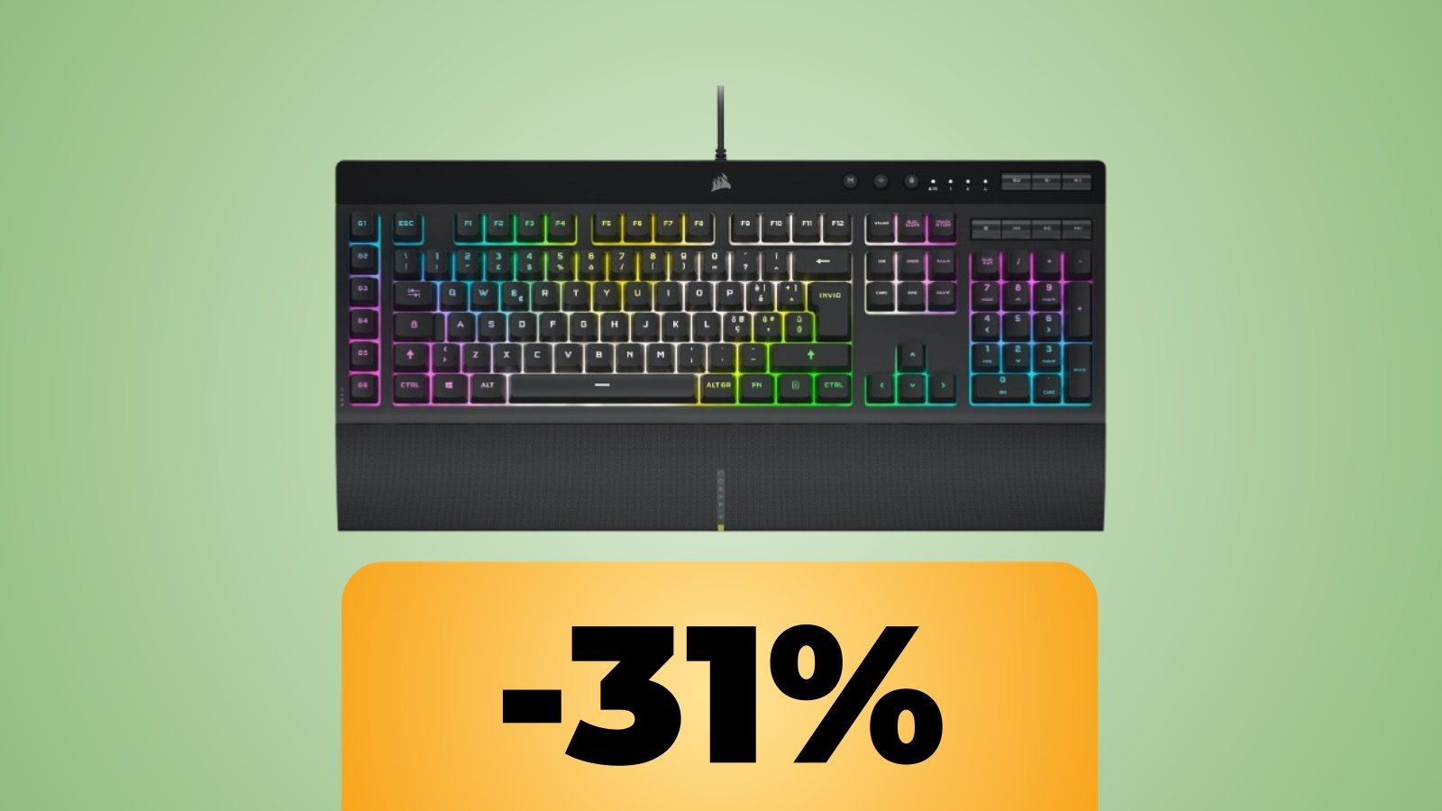 Tastiera Corsair K55 RGB PRO XT