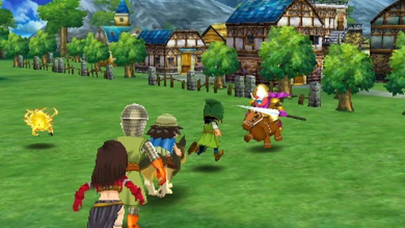 Una scena di gameplay da Dragon Quest 7 Una scena di gameplay da Dragon Quest 7