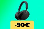 Le cuffie wireless Sony WH-1000XM5 sono in offerta con i Getaway Deals di AliExpress - Notizia