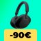 Le cuffie wireless Sony WH-1000XM5 sono in offerta con i Getaway Deals di AliExpress