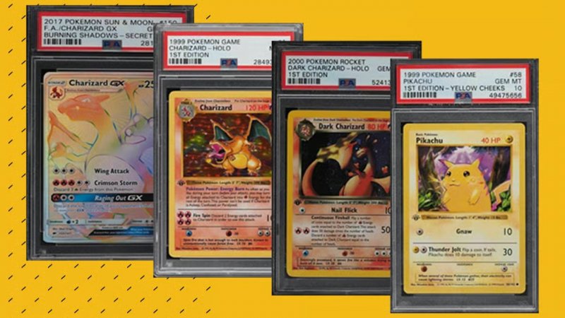 Alcune carte Pokémon di valore