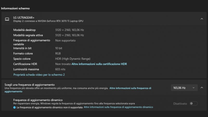 Le impostazioni dello schermo su Windows 11 Le impostazioni dello schermo su Windows 11