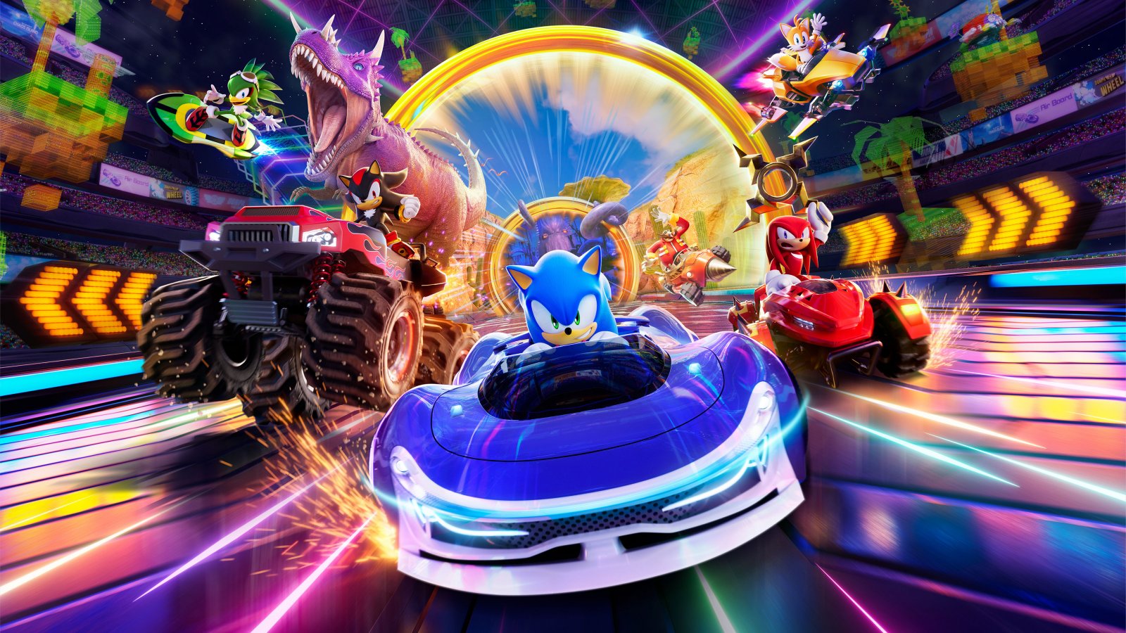 L'artwork ufficiale di Sonic Racing: CrossWorlds
