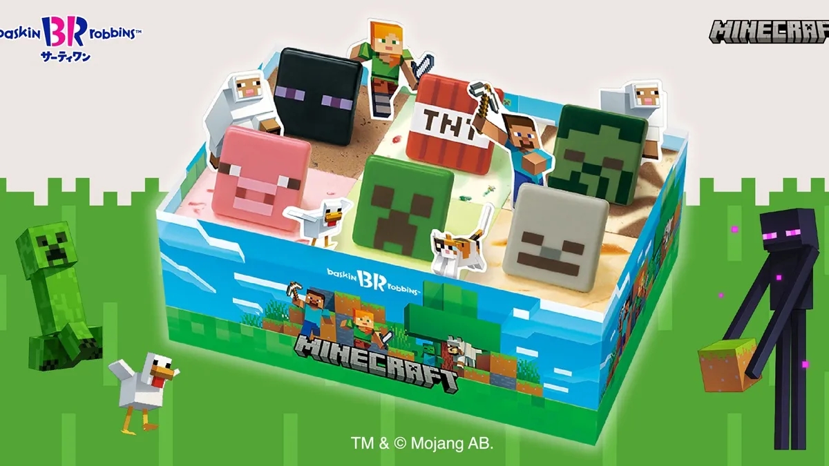 Le torte gelato di Minecraft
