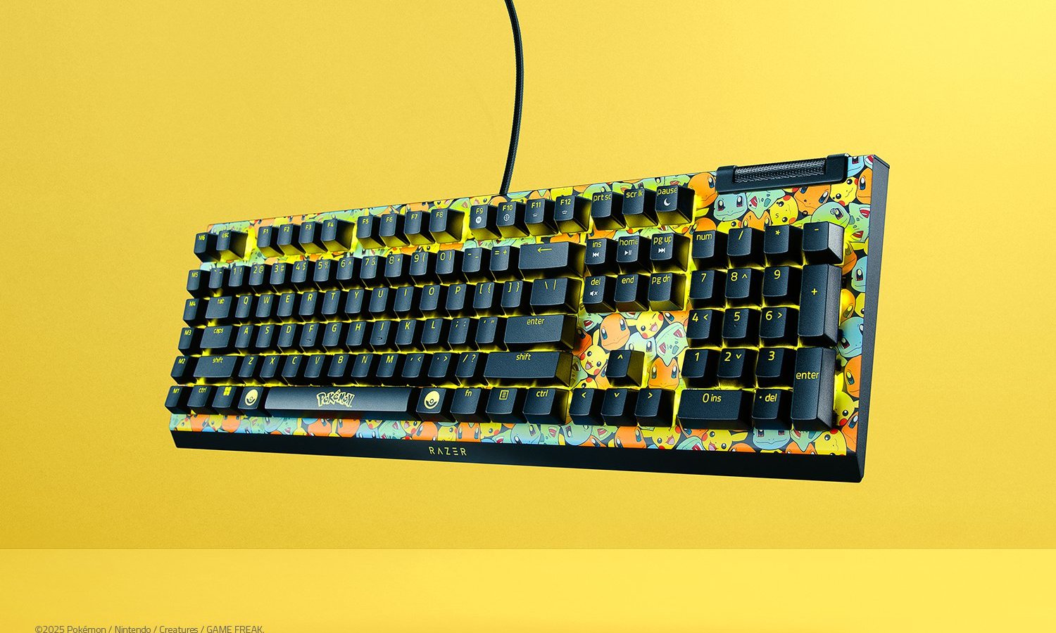 La tastiera a tema Pokémon di Razer