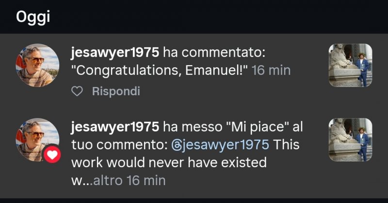 Il commento di Sawyer Il commento di Sawyer