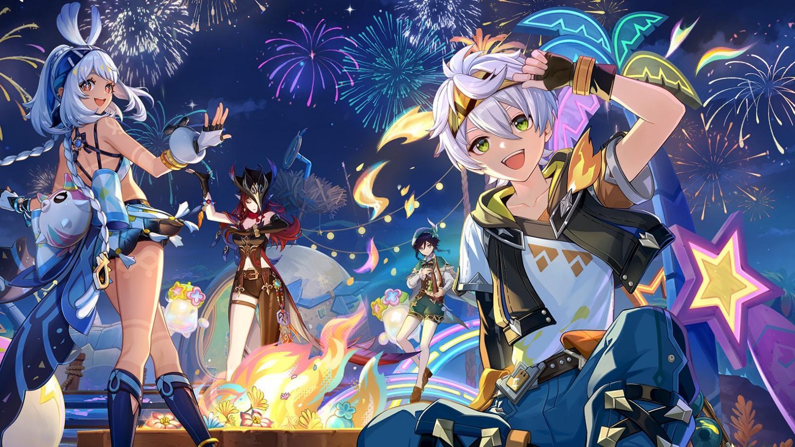 La key art della versione 5.8 di Genshin Impact