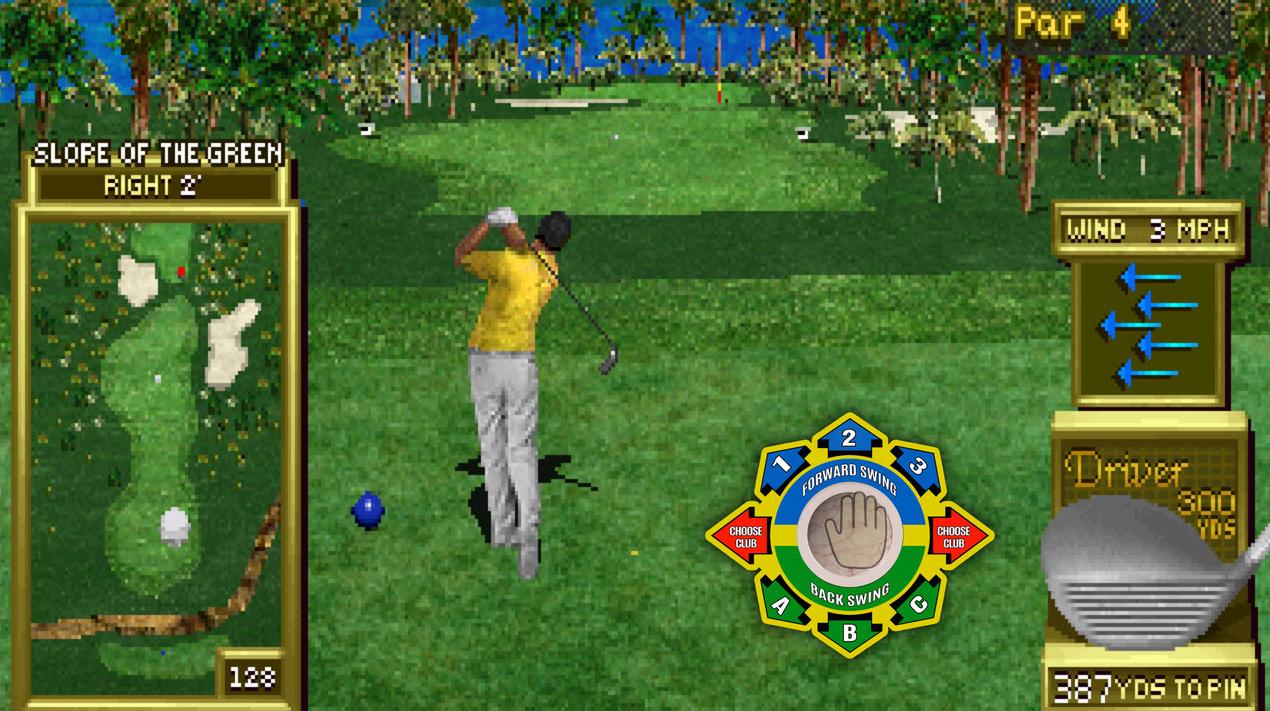 Uno dei giochi di Golden Tee Arcade Classics