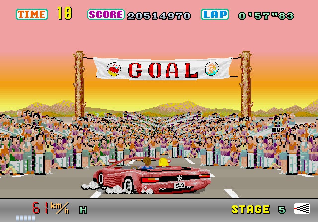 L'arrivo di Out Run