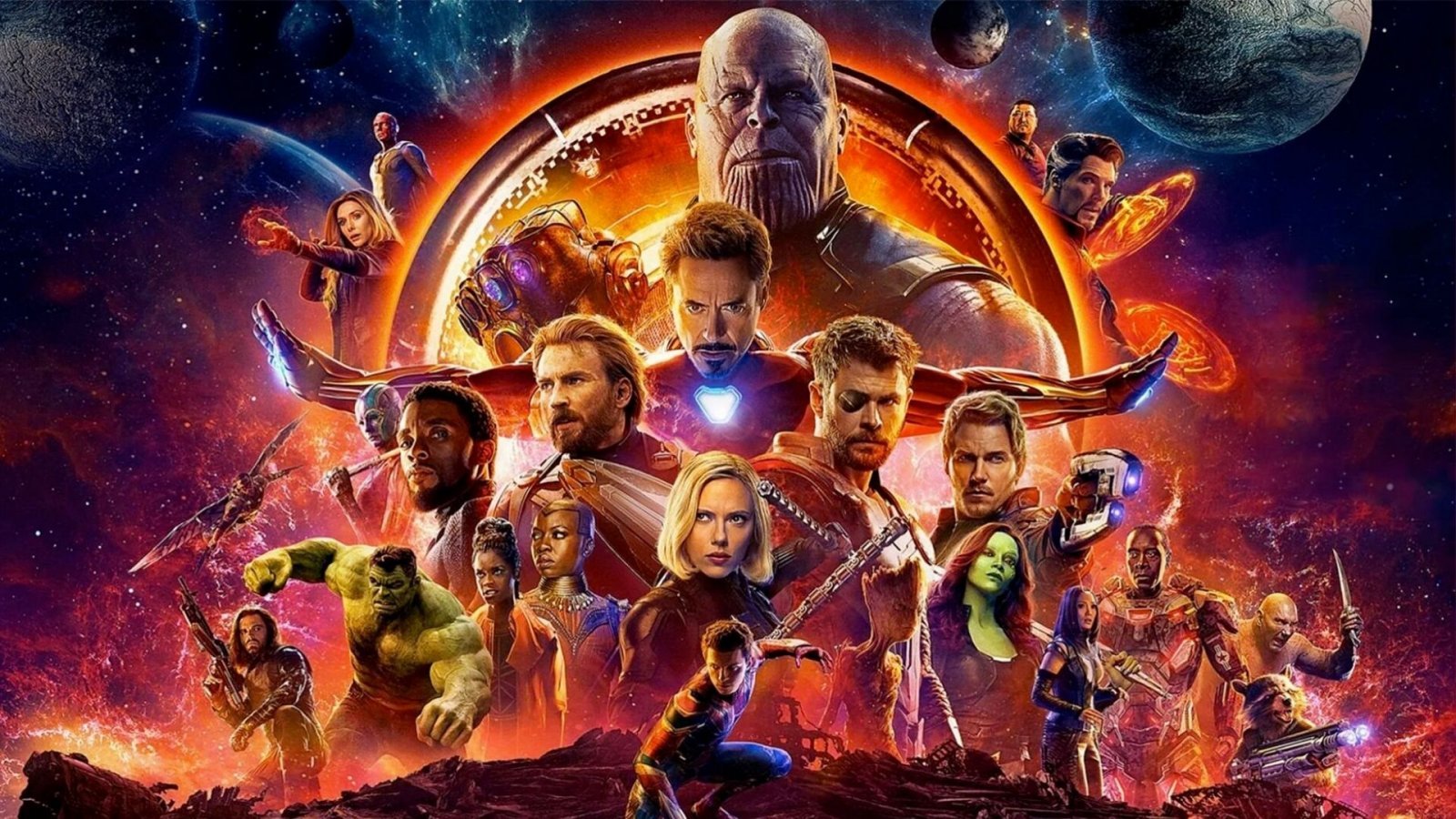 La locandina di Avengers: Infinity War