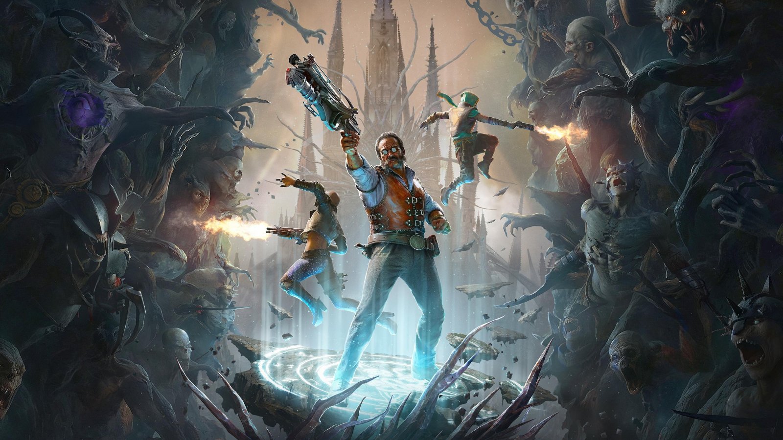 Artwork con i personaggi di Painkiller