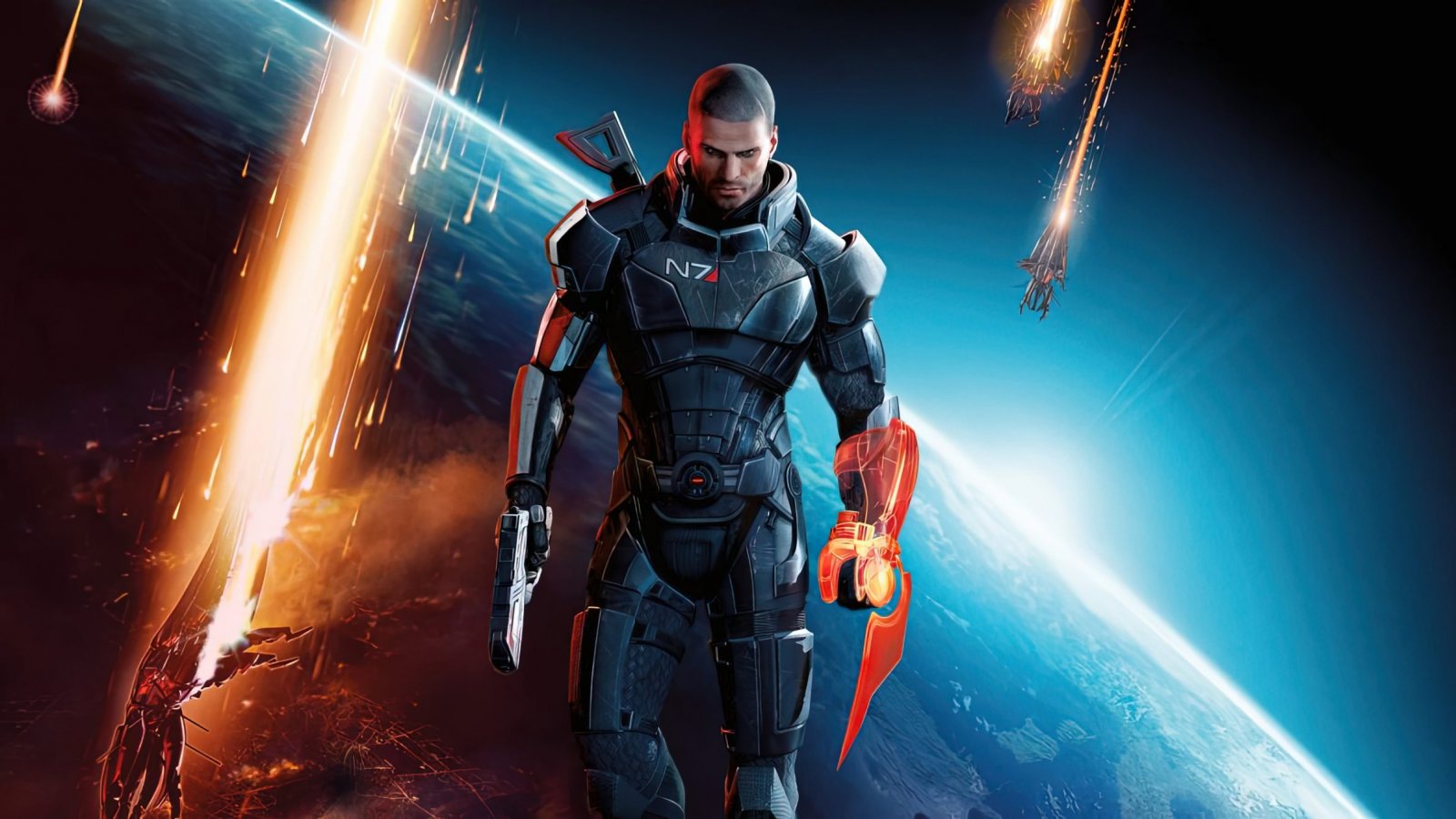 La key art di Mass Effect