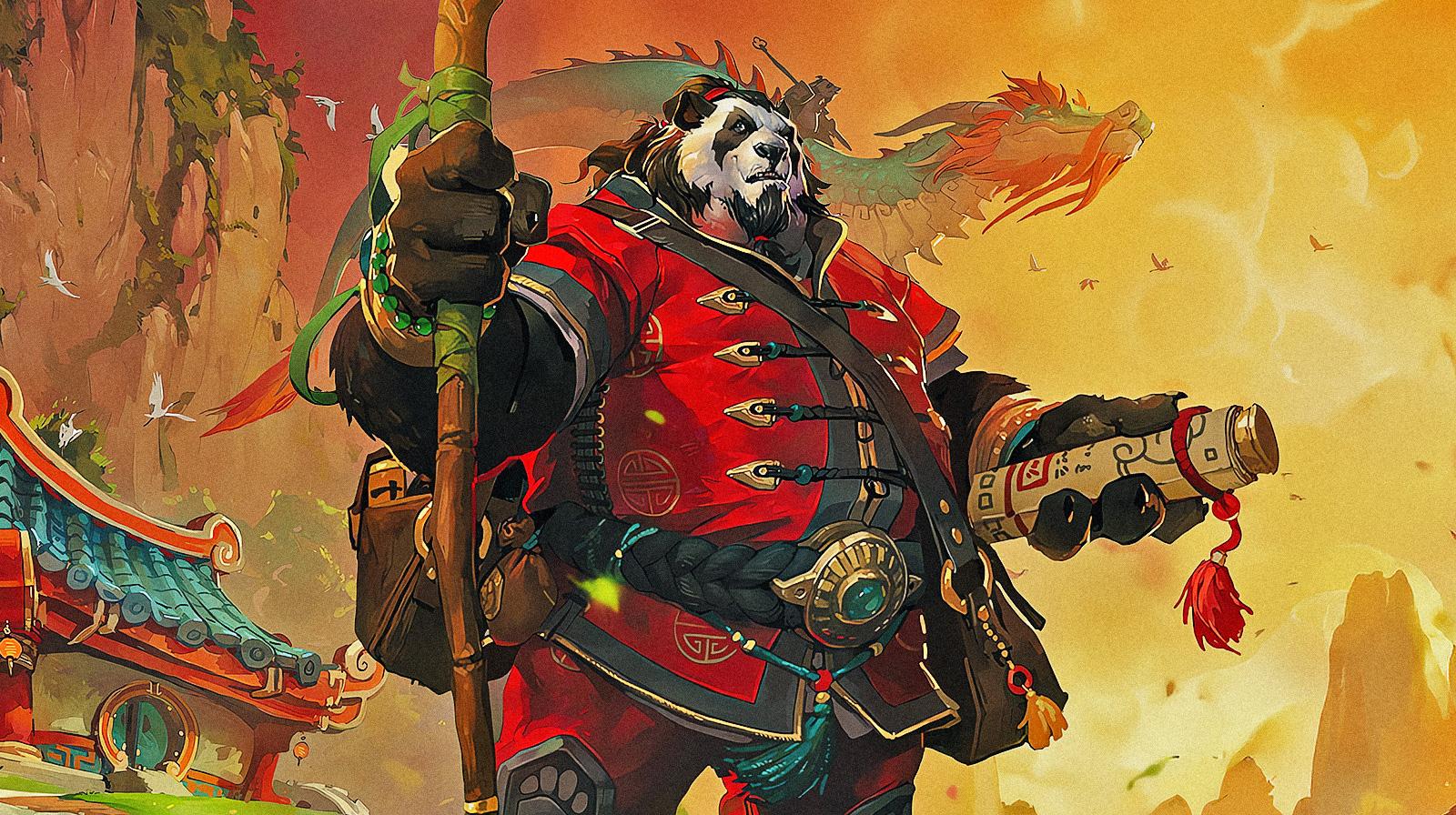 Illustrazione promozionale Mists of Pandaria