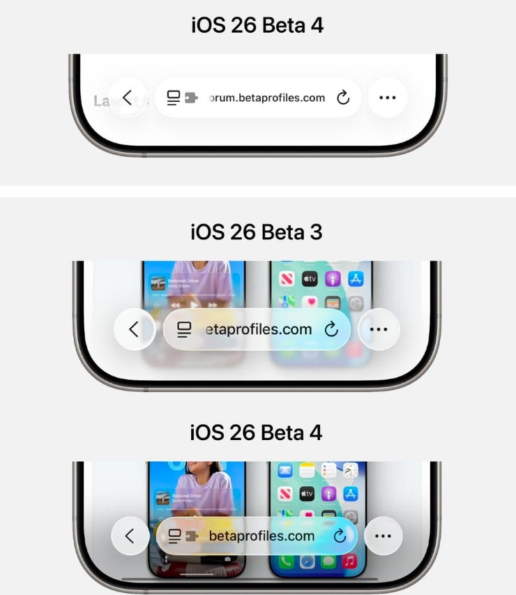 Safari con la beta 4 di iOS 26 Safari con la beta 4 di iOS 26