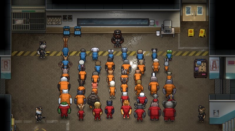 Una scena di vita in carcere da Back to the Dawn Una scena di vita in carcere da Back to the Dawn