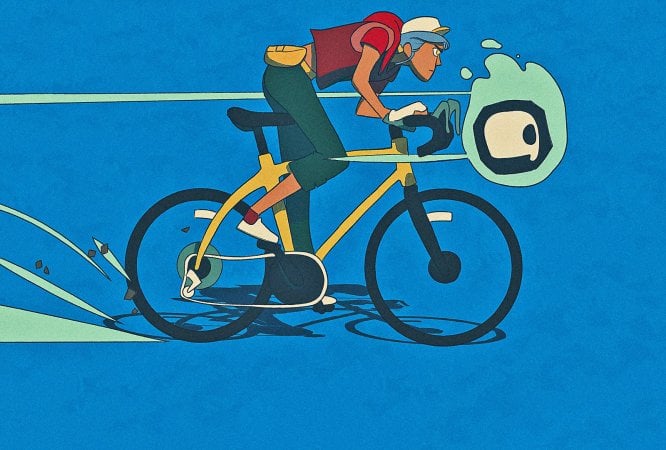 Sfuggiamo all'apocalisse in sella a una bici