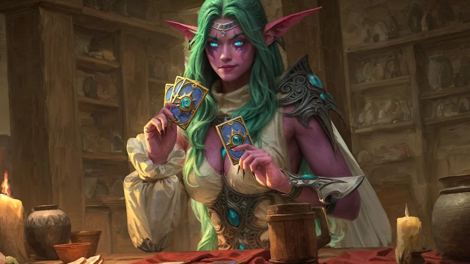 Un'immagine dal trailer dell'evento Diablo Immortal x Hearthstone
