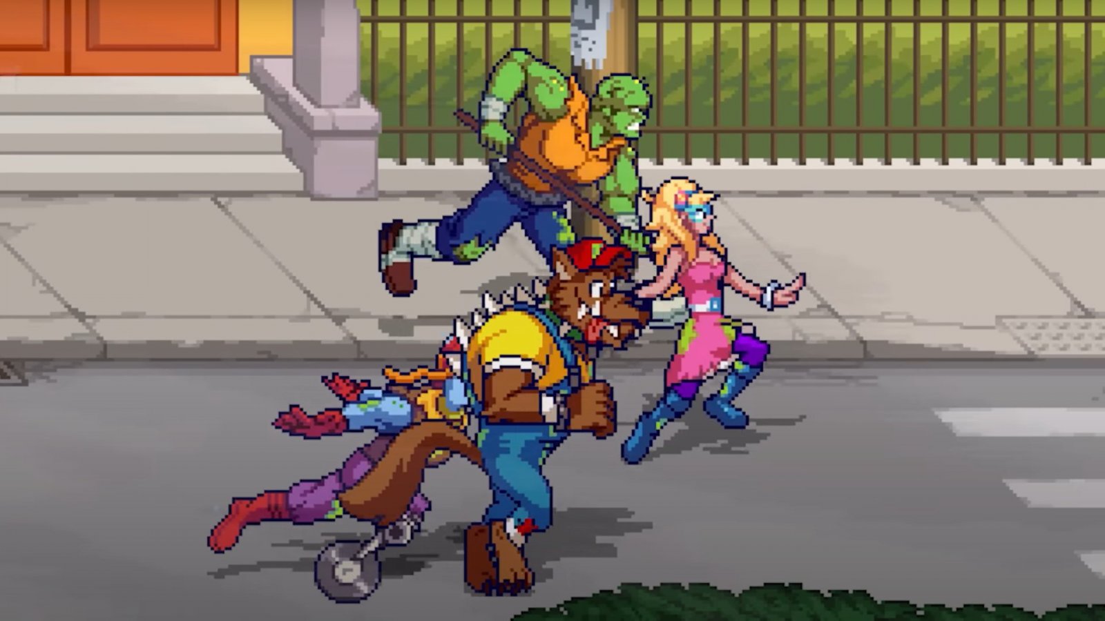 I protagonisti di Toxic Crusaders