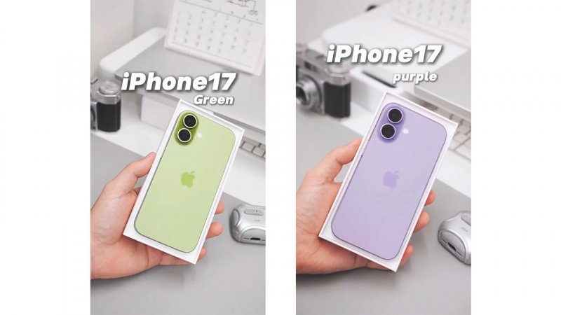 Le due nuove colorazioni Green e Purple messe a confronto