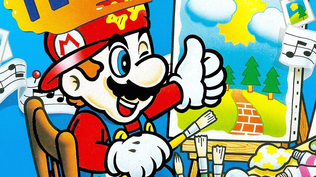 La copertina di Mario Paint