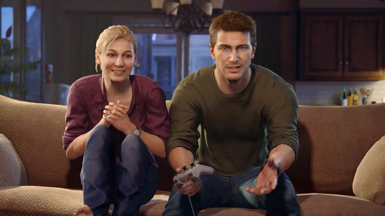 La scena iniziale di Uncharted 4 è una partita in compagnia