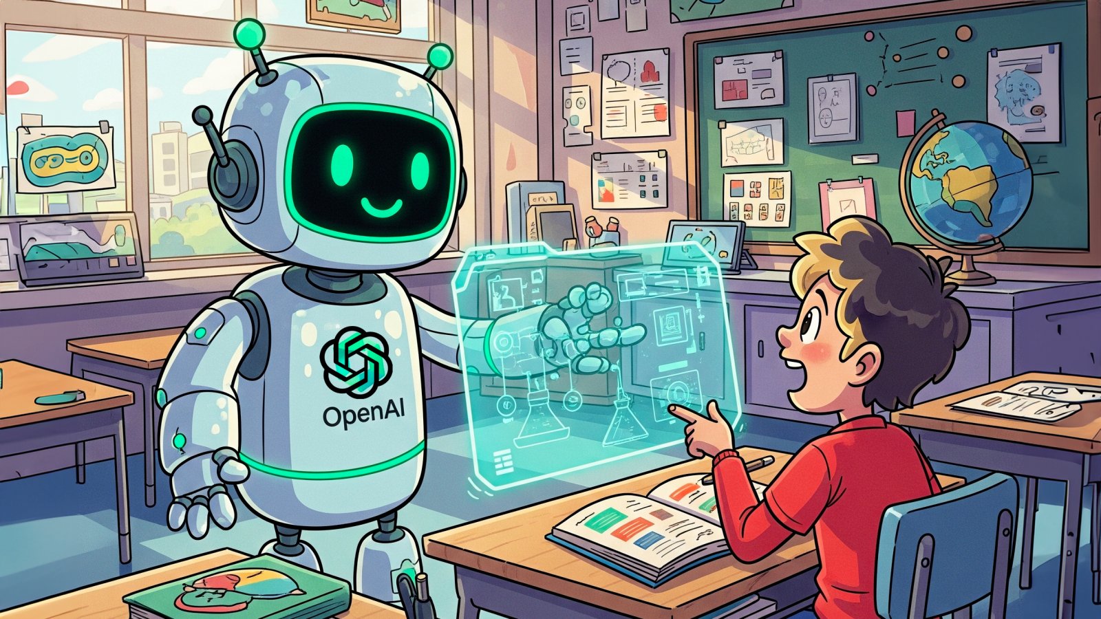 OpenAI Study Mode (immagine generata dall'IA)