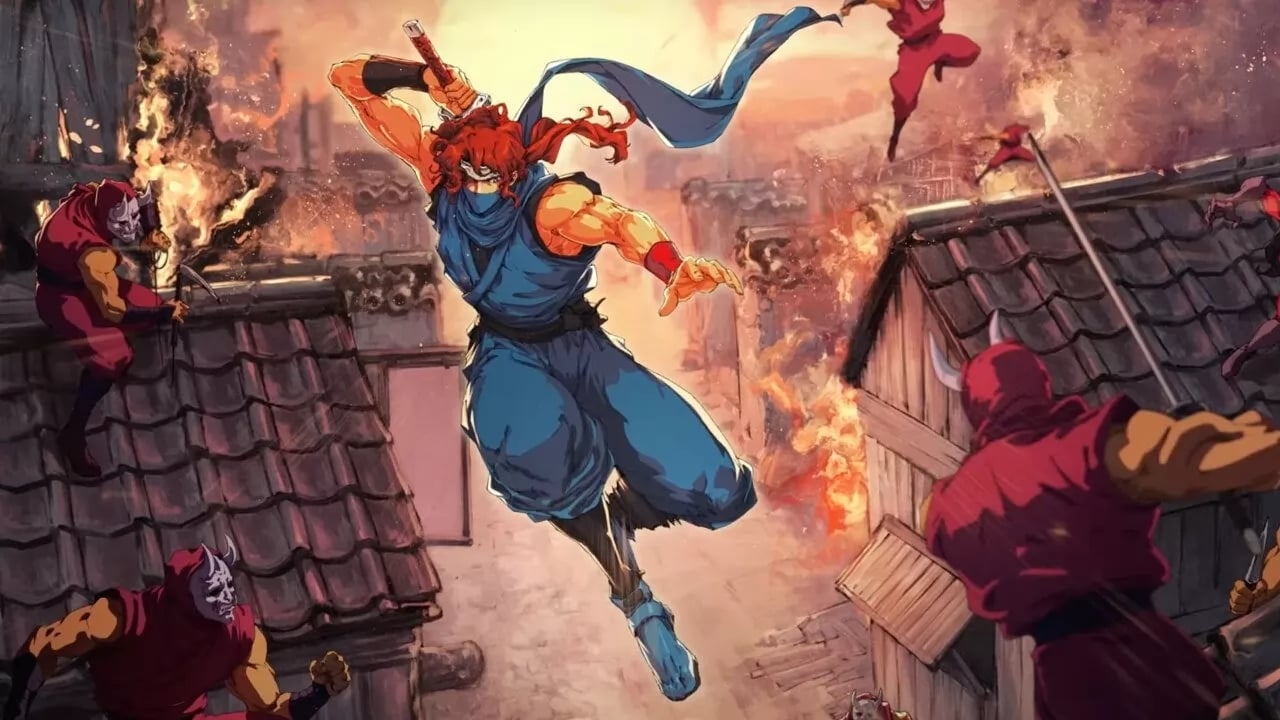 Illustrazione di copertina di Ninja Gaiden: Ragebound