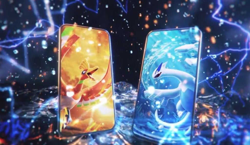 Ho-oh e Lugia in GCC Pokémon Pocket