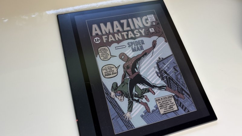 Lo schermo a colori si adatta perfettamente alla lettura di fumetti