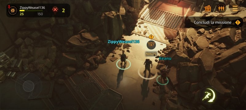 Una scena nella base di Blood Line: A Rebel Moon Game