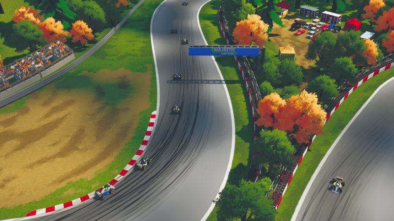 La visuale a volo d'uccello è poco pratica e non restituisce il senso di velocità La visuale a volo d'uccello è poco pratica e non restituisce il senso di velocità