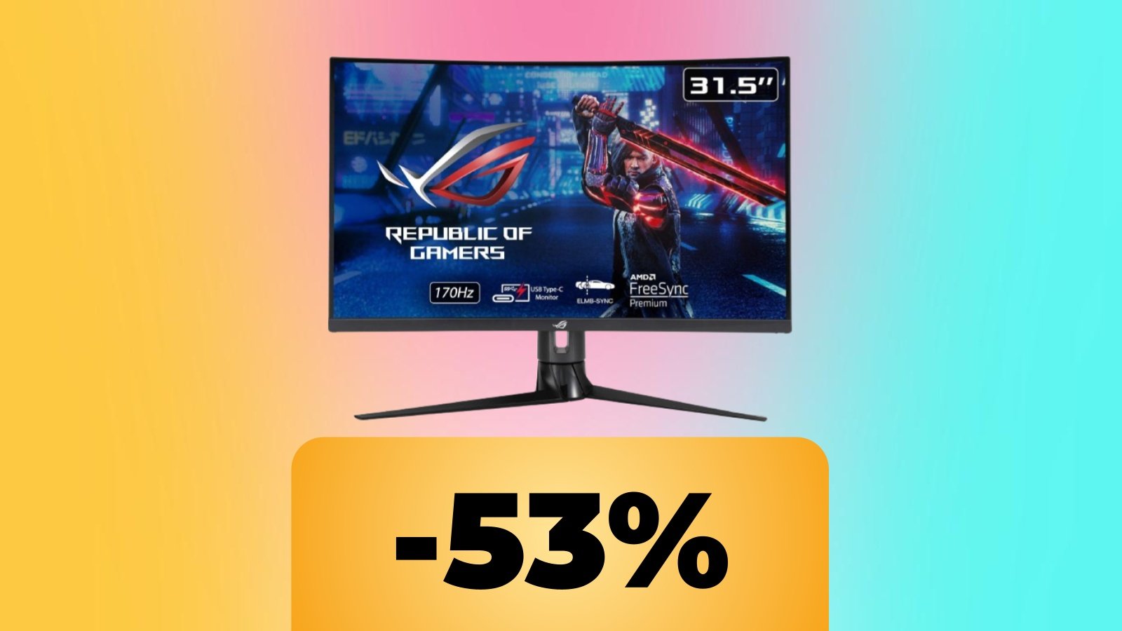 Monitor curvo ASUS ROG Strix