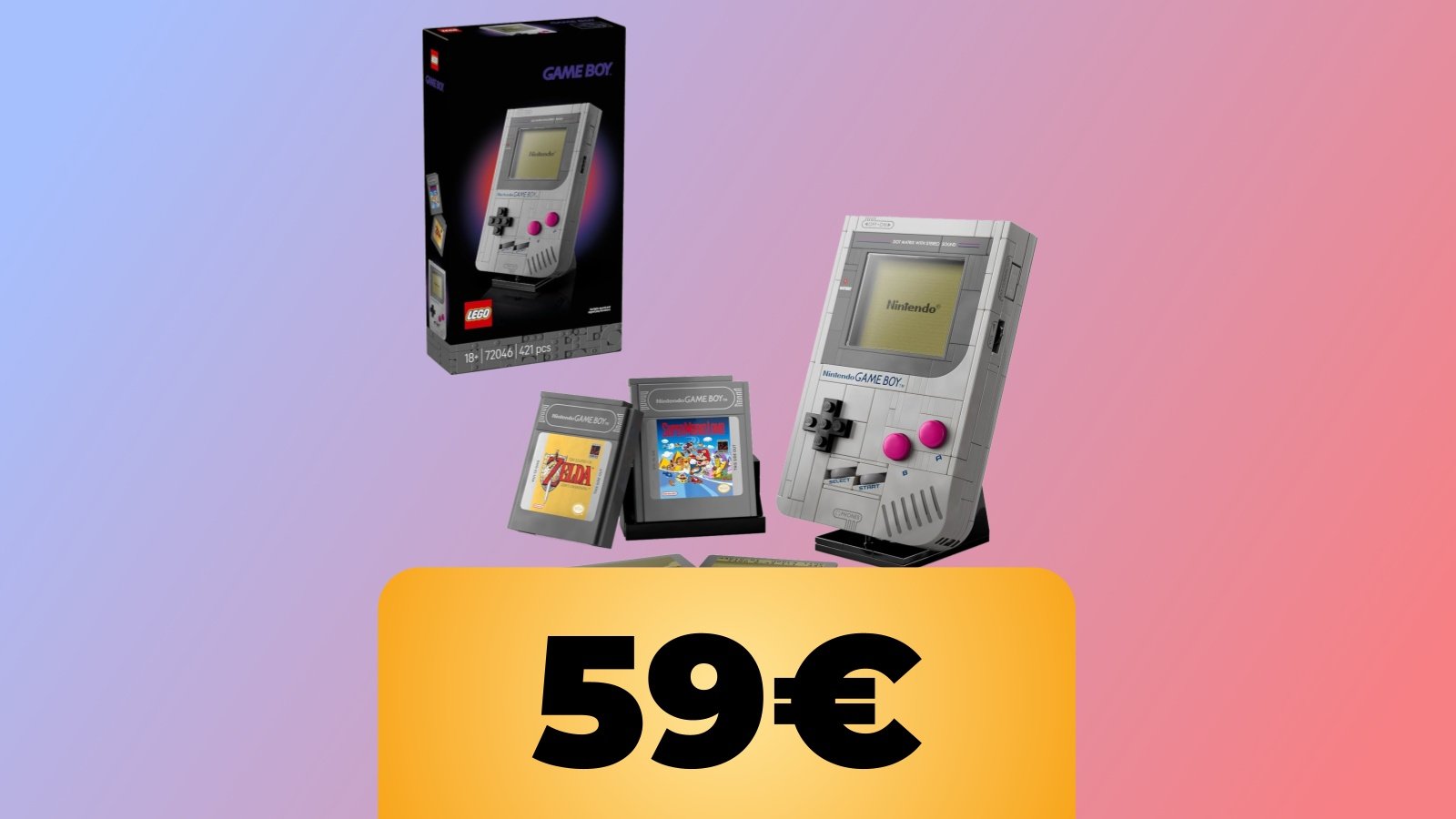 set LEGO Super Mario Game Boy e il prezzo di 59€
