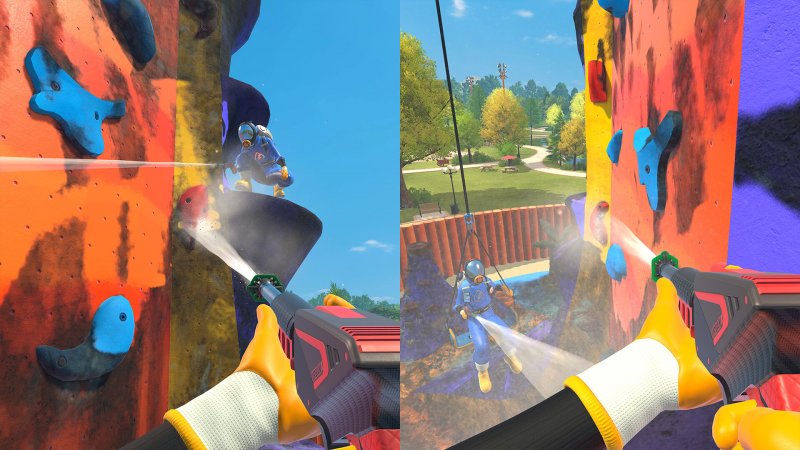 Le altalene per raggiungere i luoghi più alti sono da rivedere, ma c'è tempo prima dell'uscita di PowerWash Simulator 2