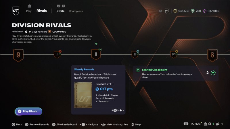 La nuova progressione di Division Rivals