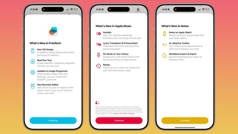 Splash Screen di iOS 26 (Fonte: MacRumors)