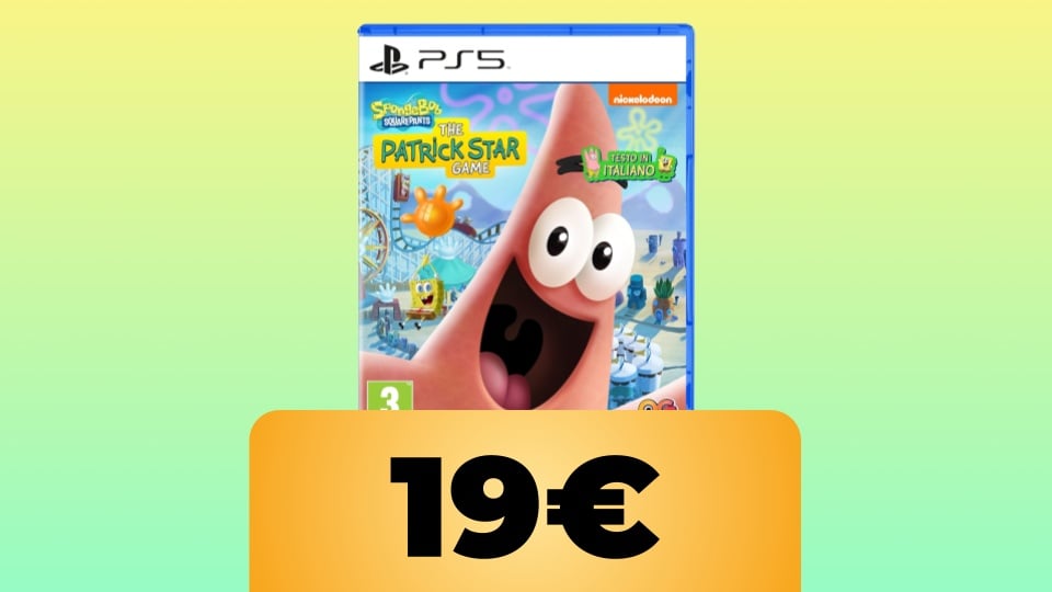 SpongeBob SquarePants: The Patrick Star Game e il prezzo 19€