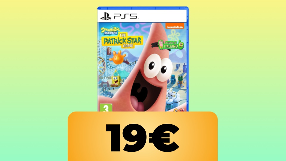 SpongeBob SquarePants: The Patrick Star Game è in sconto su Amazon per PS5 e PS4