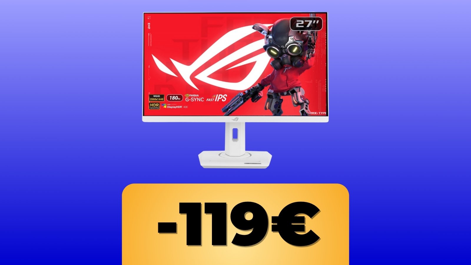 Il monitor e lo sconto Amazon