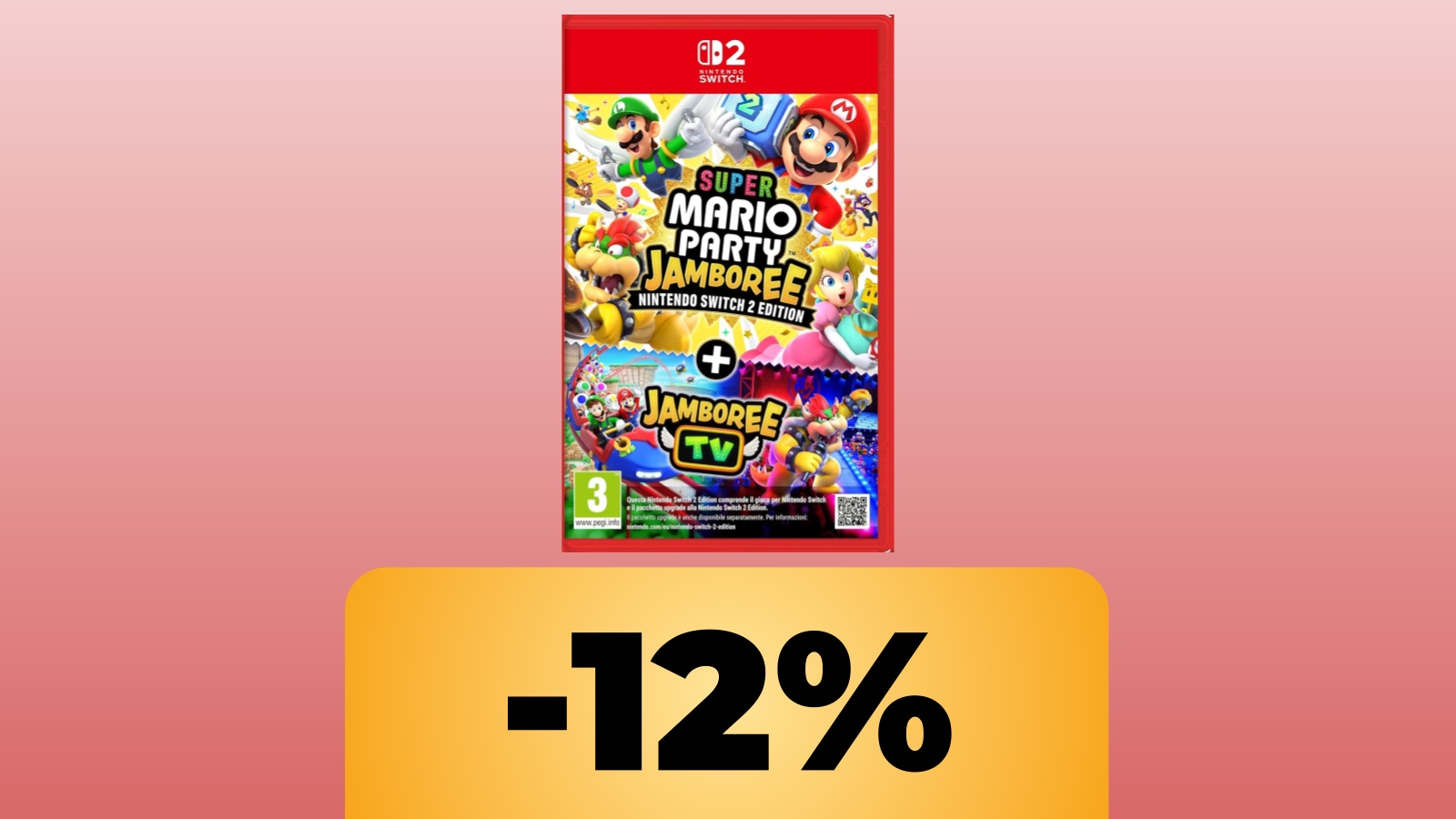 La versione Switch 2 di Super Mario Party Jamboree è al suo minimo storico su Amazon